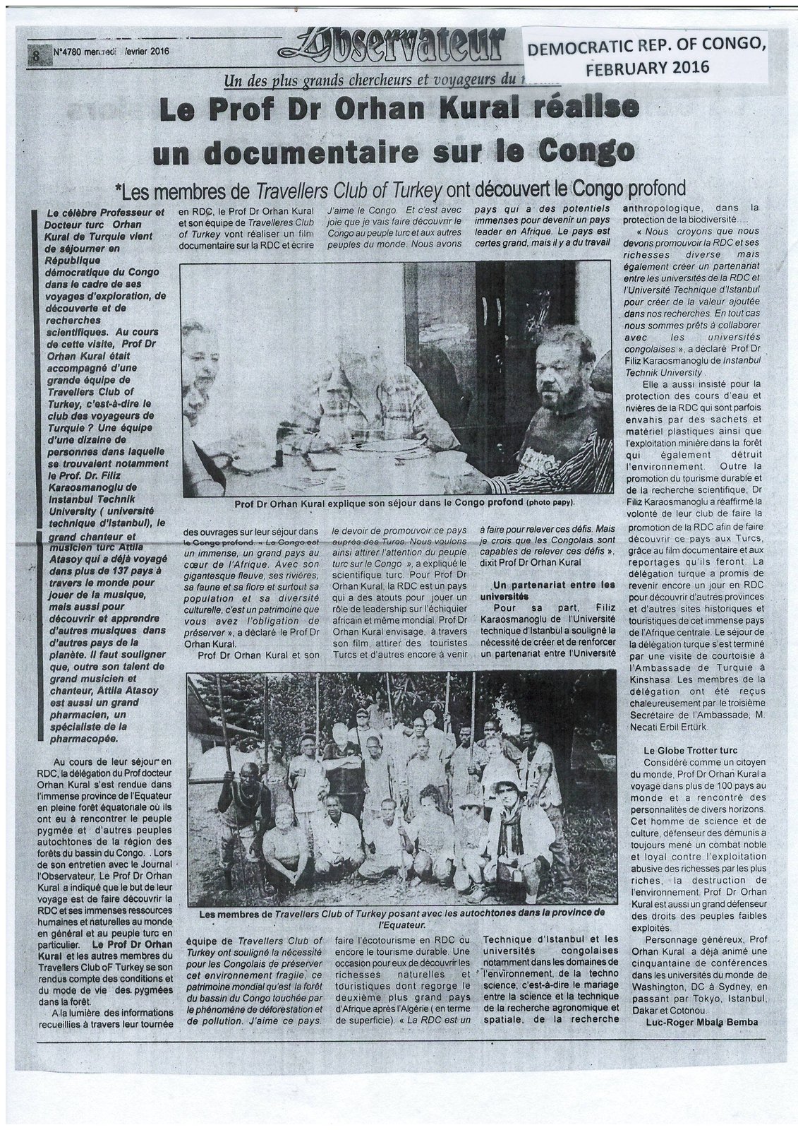 Orhan Kural Foreign Press Clipping #41